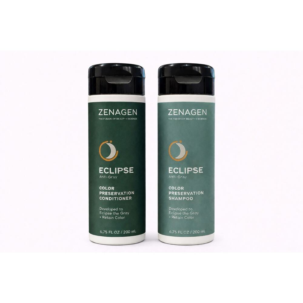 Zenagen Eclipse Anti-Gray Shampoo & Conditioner Set 6.75oz Color Preservation